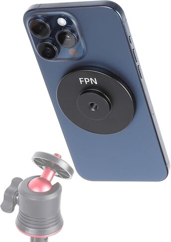Magnetic Cell Phone Tripod for MagSafe, Mini Extendable Selfie Stick and Tripod Stand with 360° Ball Head, Compatible with iPhone 16 15 Pro Max Plus 14 13 12 Series in Saudi Arabia