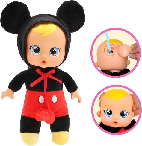 Cry Babies Disney 9" Plush Baby Doll Tiny Cuddles Inspired by Disney Daisy That Cry Real Tears for Kids Age 18 Months and Up in Saudi Arabia