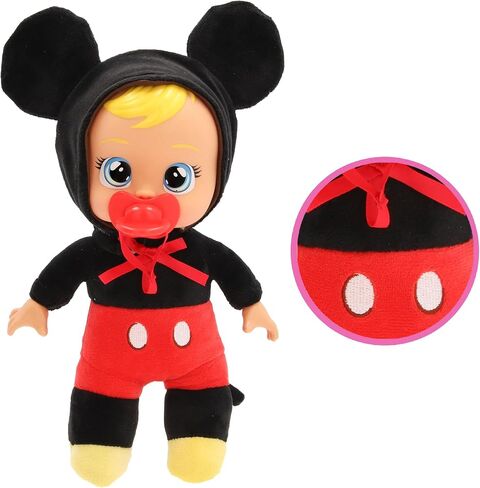 Cry Babies Disney 9" Plush Baby Doll Tiny Cuddles Inspired by Disney Daisy That Cry Real Tears for Kids Age 18 Months and Up in Saudi Arabia