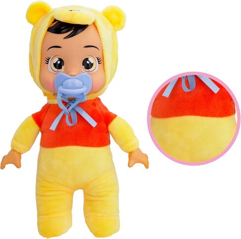 Cry Babies Disney 9" Plush Baby Doll Tiny Cuddles Inspired by Disney Daisy That Cry Real Tears for Kids Age 18 Months and Up in Saudi Arabia