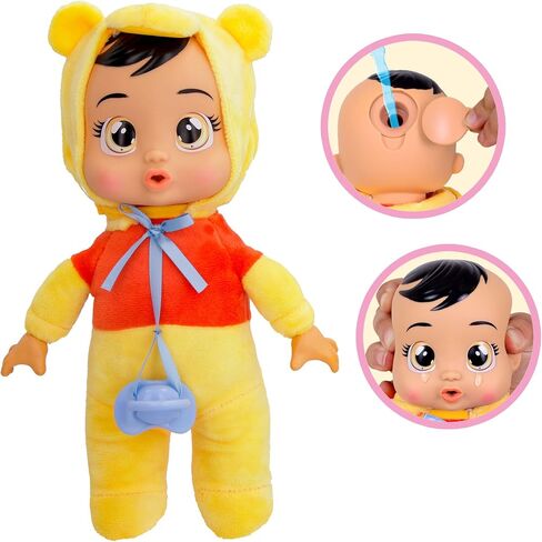 Cry Babies Disney 9" Plush Baby Doll Tiny Cuddles Inspired by Disney Daisy That Cry Real Tears for Kids Age 18 Months and Up in Saudi Arabia