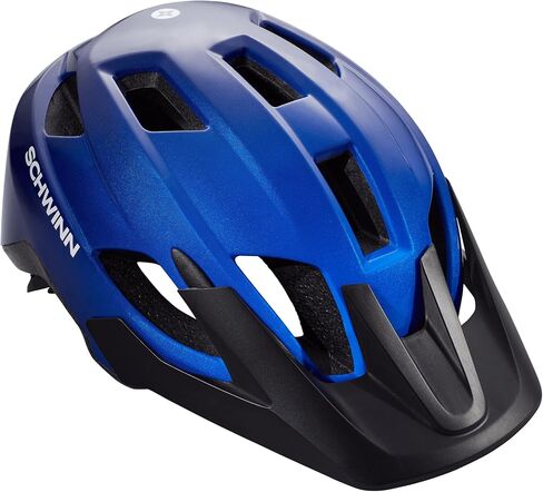 Schwinn Yahara ERT Youth/Adult Bike Helmet, Fits Head Circumferences 54-58 cm, Medium, Blue in Saudi Arabia