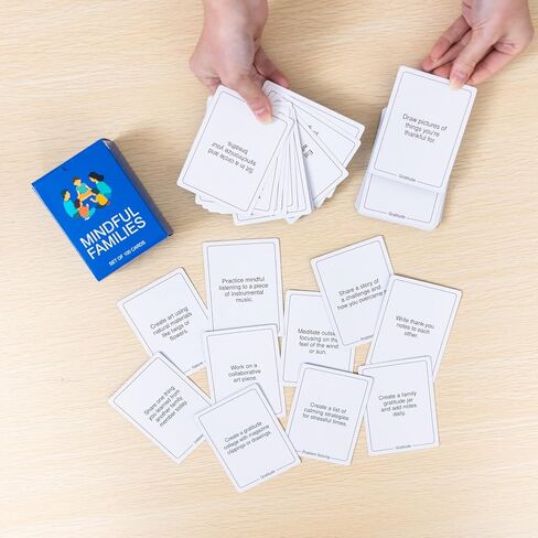 Mindful Days - Daily Mindful Activity Cards for All Ages | Inspirational Cards Promote Well Being and Self Care | Easy to Read for Daily Use at Home, at Work, or On The Go. in Saudi Arabia