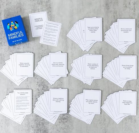 Mindful Days - Daily Mindful Activity Cards for All Ages | Inspirational Cards Promote Well Being and Self Care | Easy to Read for Daily Use at Home, at Work, or On The Go. in Saudi Arabia