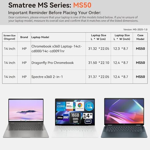 Smatree MS79 Hard EVA Protective Sleeve Case with Stand Compatible for 15.6 inch HP Envy X360 15-fh0097nr, for Pavilion x360 Convertible - 15-er1000, for HP Envy X360 15-ew1047nr Laptop Notebook Bag in Saudi Arabia