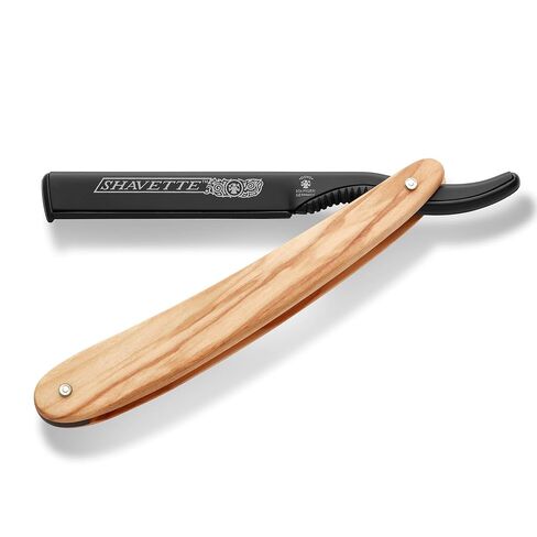 DOVO Shavette with Olivewood Handle in Saudi Arabia