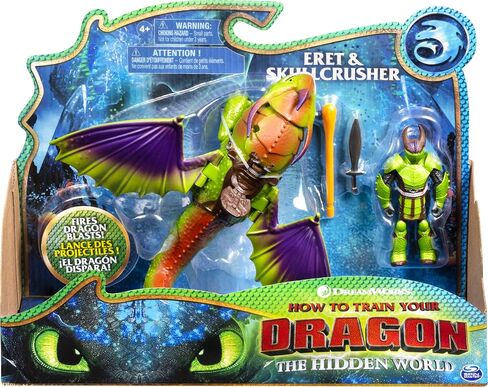 Dreamworks Dragons, Fishlegs & Meatlug, Dragon with Armored Viking Figure, for Kids Aged 4 & Up in Saudi Arabia