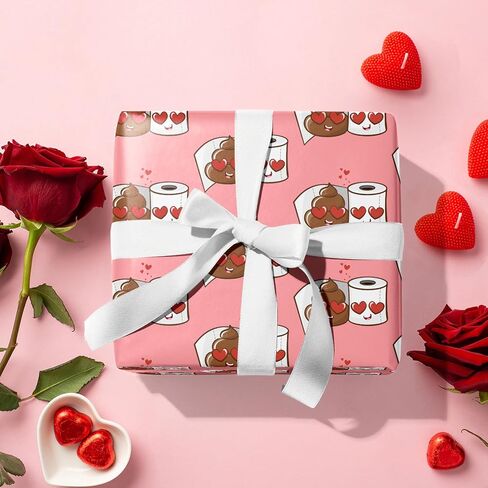 LeZakaa Valentine's Wrapping Paper Roll, Pink Te quiero Text (Spanish for I love you) & Hearts Design, Mini Roll, for Valentine's Day, Wedding, Party, Anniversary Lover - 17 inches x 16.4 Feet in Saudi Arabia