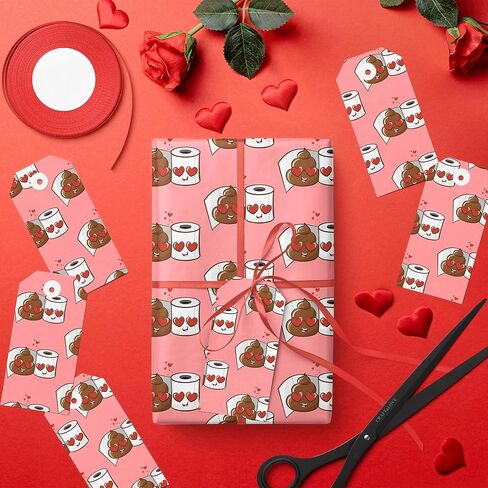 LeZakaa Valentine's Wrapping Paper Roll, Pink Te quiero Text (Spanish for I love you) & Hearts Design, Mini Roll, for Valentine's Day, Wedding, Party, Anniversary Lover - 17 inches x 16.4 Feet in Saudi Arabia