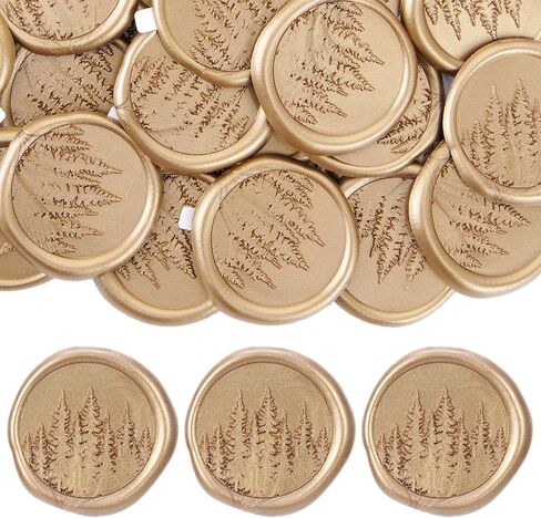 Silver Conch Wax Seal Stickers - 50 PCs Embossed Wax Seals Stickers for Beach Wedding Invitation Accessories, Self Adhesive Stamp Sticker for Envelopes Gift Wrapping Christmas Party in Kuwait
