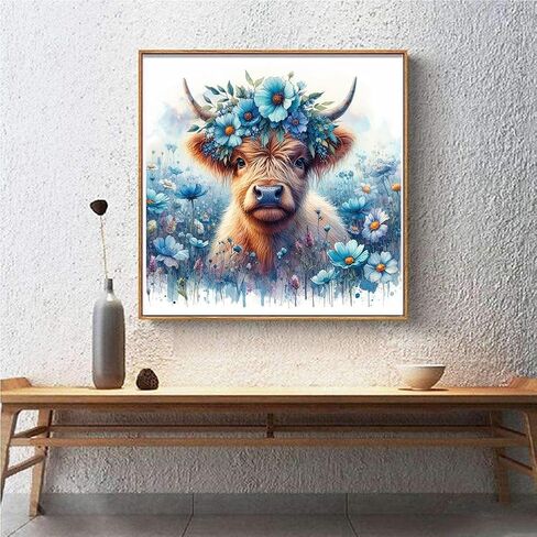 croshom Phoenix Diamond Art Kits for Adults, 5D Moon Diamond Painting Kits for Adult Beginners, DIY Full Drill Diamond Round Dots Diamond Gem Art with Painting Kits for Home Wall Decor 14" x 14" in Saudi Arabia