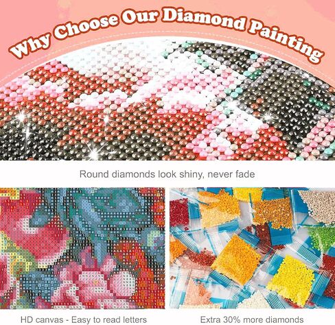 Nzhidey Diamond Art Kits for Adults- 5D Full Drill Diamond Painting Kit Magic Book, Girl Gem Art Crafts Kit for Wall Decor 14 x 14 inch in Saudi Arabia