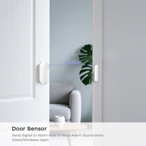 Wireless Alarm System for Home Security,Home Alarm System 24-Piece Kit,with Phone APP Alert (Door Sensor,Siren, Remote, Motion Detector) for Home,Apartment, Compatible with Alexa(103-F) in Kuwait