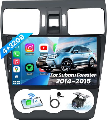 Android 13 Car Radio for Subaru Forester WRX Impreza 2014-2015: Upgrade 1280 * 800 HD Touchscreen Stereo with Wireless Carplay Android Auto Bluetooth 5G Wi-Fi GPS SWC DSP FM Backup Camera - 4GB+32GB in Saudi Arabia