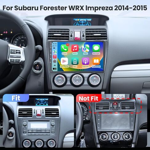 Android 13 Car Radio for Subaru Forester WRX Impreza 2014-2015: Upgrade 1280 * 800 HD Touchscreen Stereo with Wireless Carplay Android Auto Bluetooth 5G Wi-Fi GPS SWC DSP FM Backup Camera - 4GB+32GB in Saudi Arabia