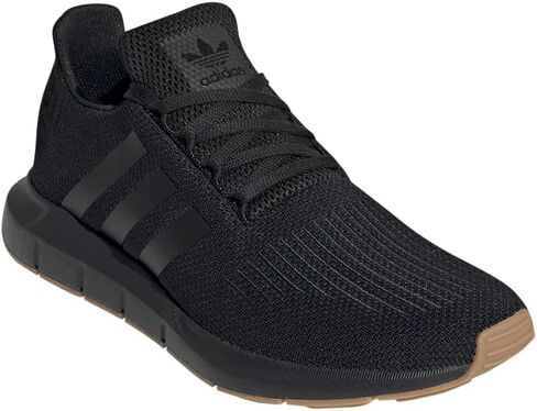 adidas Originals Men's Swift Running Shoe, Black/Black/Gum, 9.5 in Saudi Arabia