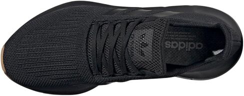 adidas Originals Men's Swift Running Shoe, Black/Black/Gum, 9.5 in Saudi Arabia