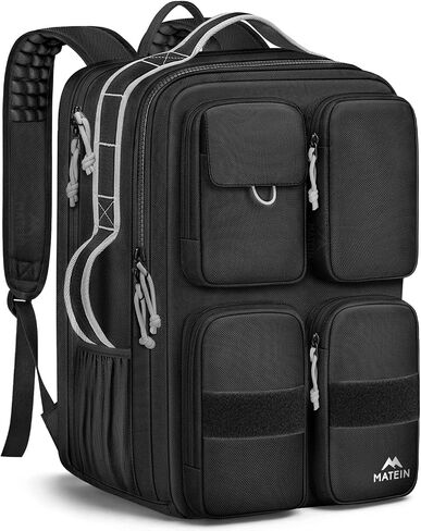MATEIN Travel Laptop Backpack with Multiple Pockets, Heavy Duty Commuter Backpack Fits 17 Inch Laptop, TSA Large Travel Bag with Shoe Compartment, Water Resistant Padded Computer Rucksack for Outdoor in Saudi Arabia