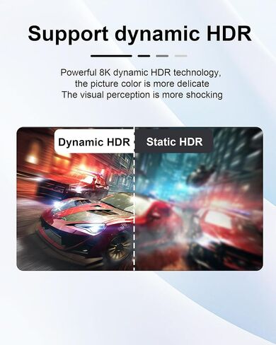 DisplayPort to Dual HDMI Splitter - 4K@60Hz Adapter for Dual Monitors Extended Display SST/MST Specification Display Port in 2 HDMI Out for Desktop, Laptop, NVIDIA, AMD Graphics Card, HDCP 2.3, HDR10 in Kuwait