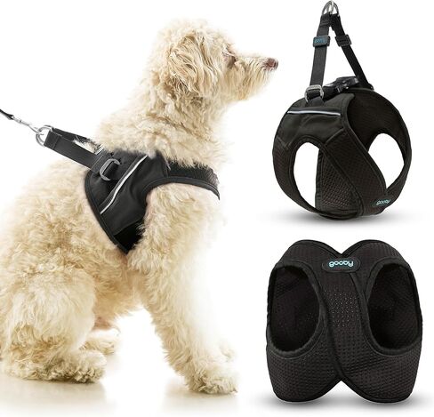 Gooby Escape Free Easy Fit X in Dog Harness - Flamingo Pink, Medium in Saudi Arabia