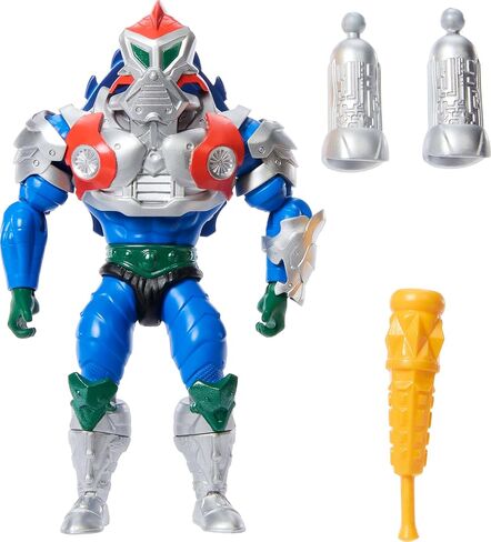 Masters of Universe Origins Turtles of Grayskull Rattlor Reptile Wars Posable Action Figure, Teenage Mutant Ninja & Motu Crossover Villain Toy in Saudi Arabia
