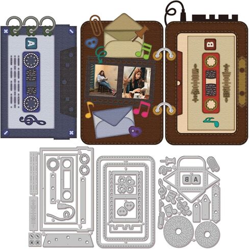 GLOBLELAND Slot Pocket Frame Cutting Dies for DIY Scrapbooking Metal Bookmarks Cut Dies Slot Tag Die Cuts for Card Making Embossing in Saudi Arabia