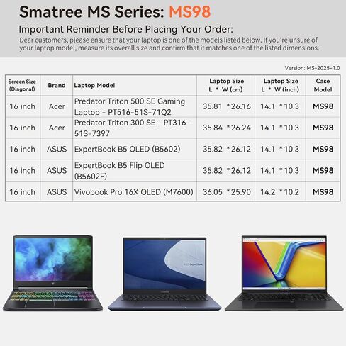 Smatree MS63 Hard EVA Protective Sleeve Case with Stand Compatible for 14 inch Acer Chromebook Vero 514, for Acer Chromebook Spin 514 Laptop,for Acer Chromebook 514, for 14 inch Acer Chromebook 314 in Saudi Arabia