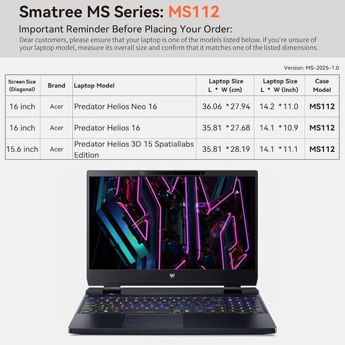 Smatree MS63 Hard EVA Protective Sleeve Case with Stand Compatible for 14 inch Acer Chromebook Vero 514, for Acer Chromebook Spin 514 Laptop,for Acer Chromebook 514, for 14 inch Acer Chromebook 314 in Saudi Arabia