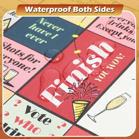 Drink Up Board Game ، وألعاب الشرب للبالغين ، ومثالية للبنات Night Out ، وألعاب البالغين ليل Game Night ، وألعاب الحفلات (2-8 لاعبين ، 21 عامًا) in Kuwait