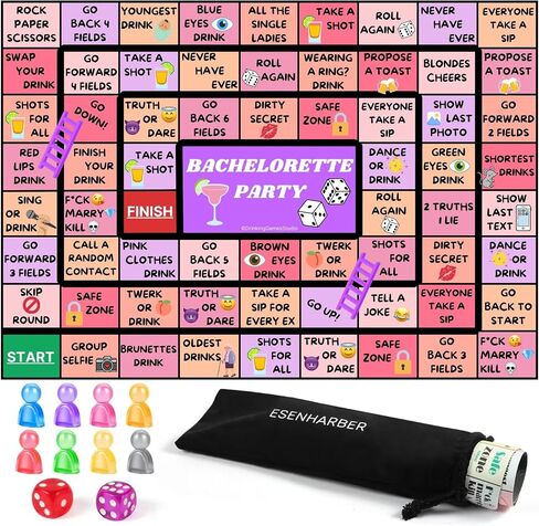 Drink Up Board Game ، وألعاب الشرب للبالغين ، ومثالية للبنات Night Out ، وألعاب البالغين ليل Game Night ، وألعاب الحفلات (2-8 لاعبين ، 21 عامًا) in Kuwait