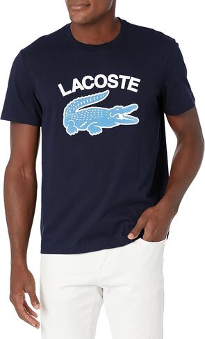 Lacoste Men's Short Sleeve Graphic Croc Logo Tee in Saudi Arabia