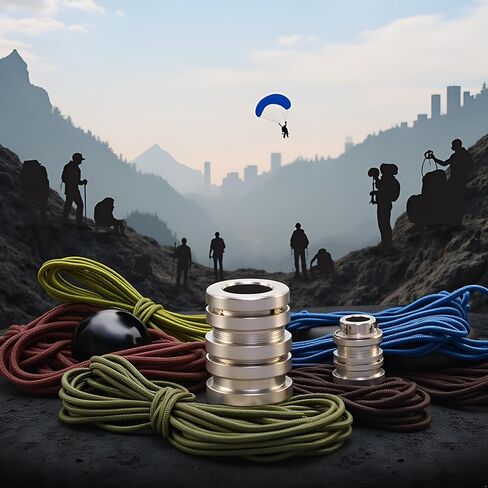 Parachute Cord Beads Lanyard Beads Titanium Paracord for Knives Lanyard Pendant Paracord EDC-Spacers Set EDC-Set Tactical and Personal Defense (Bronze) in Kuwait