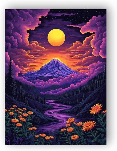 Wergund 5D DIY Diamond Art Starfish, Diamond Art Kits for Adults Chrysanthemum Beach, Diamond Painting Full Drill Crystal Rhinestone Embroidery Cross Stitch Arts Craft Canvas Wall Decor Gift 12x16Inch in Saudi Arabia