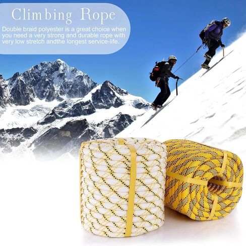 Arborist Rope Tree Climbing Rope(1/2 Inch x 100ft) 48 Strands Bull Rope for Construction Climbing Swing Sailing in Kuwait