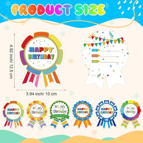 Breling 36 Pieces Happy Birthday Card for Student Classroom Happy Birthday Certificates Award for Kids Assorted Birthday Certificates Greeting Cards for Boys Girls Kids Home School Students(Cupcake) in Saudi Arabia