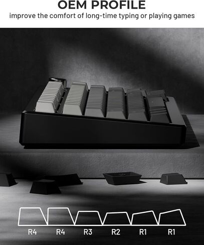 X XVX Shine من خلال Ceycaps PBT ، مفاتيح مخصصة 60 75 100 ٪ OEM ملفات تعريف ، قبعات مفتاح Doubleshot تم تعيينها لـ 61/64/68/84/87/100/104/108 لوحة مفاتيح ميكانيكية للألعاب ، التدرج الرمادي in Kuwait