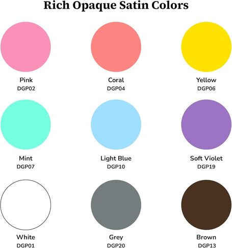 DecoArt Glass Paint, Primary Color Set, Acrylic Paint Ideal for Glass and Glazed Ceramics, Self Leveling Smooth Finish, 2 Fl Oz Bottle (Pack of 9) in Saudi Arabia