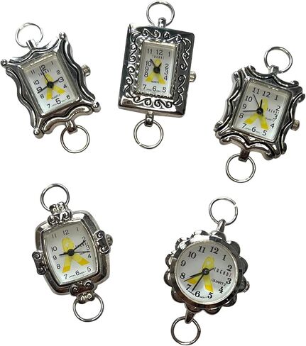 NIMI 5 Piece Printed & Pearl Watch Face Set for Beading and Jewelry Making (Pearl) in Saudi Arabia