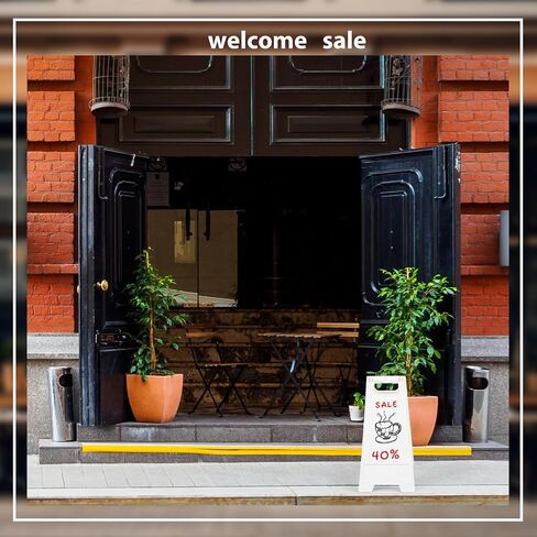 4 Pack a Frame Sandwich Board Sign with White Dry Erase Surface Double Sided Sidewalk Sign Chalkboard Easel Heavy Duty Plastic Dry Erase Poster Board for Outdoor Restaurant Cafe Shop Menu in Saudi Arabia