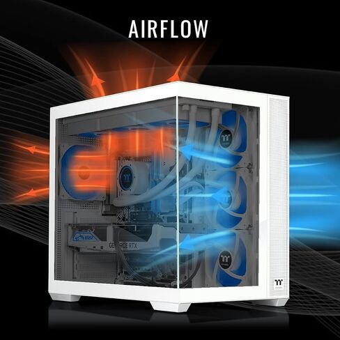 Thermaltake LCGS View i1258S-380 Gaming Desktop (Intel® Core™ i5-12600KF, ToughRam 16GB DDR4 3600Mhz RGB Memory, Intel® Arc™ B580, 1TB NVMe M.2, WiFi, Windows 11) V38S-B760-B58-LCS in Kuwait