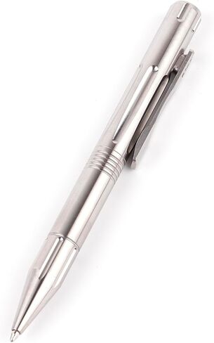Titanium EDC Bolt Action Pen Perpoint Pen Tactical Crinting Pen with Pocket Clip size size sigbact in Kuwait