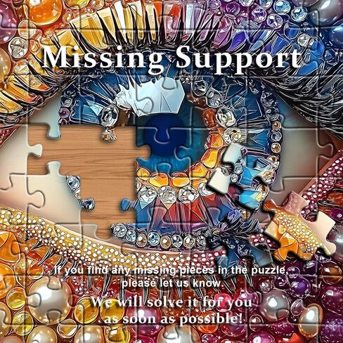 Impossible Puzzle for Adults 1000 Pieces, PICKFORU Eye Flower Vintage Jigsaw Puzzle Abstract Art, Hard Difficult Challenge for Adults in Saudi Arabia