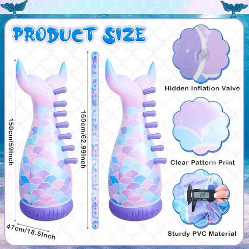 Poen 63 Inch Unicorn Inflatable Limbo Game for Kids Adults Rainbow Unicorn Blow up Limbo Toy for Indoor Outdoor Holiday Girls Boys Fun Birthday Party Decor Carnival Field Day Pool Game in Saudi Arabia