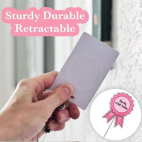 Nurse Badge Reel for ID Card Preppy Nursing Badge Reels Retractable Nurse Gifts for NP RN LPN CNA MA Medical Worker Teacher Accessories for Work in Saudi Arabia