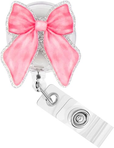 Nurse Badge Reel for ID Card Preppy Nursing Badge Reels Retractable Nurse Gifts for NP RN LPN CNA MA Medical Worker Teacher Accessories for Work in Saudi Arabia