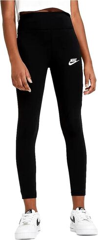 Nike Girls Favorites GX High Waist Leggings Black | White Medium in Saudi Arabia