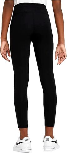 Nike Girls Favorites GX High Waist Leggings Black | White Medium in Saudi Arabia