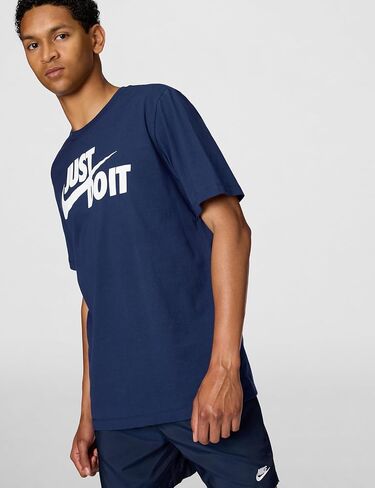 نايك تي شيرت سووش مطبوع عليه Just Do It للرجال مقاس M in Kuwait