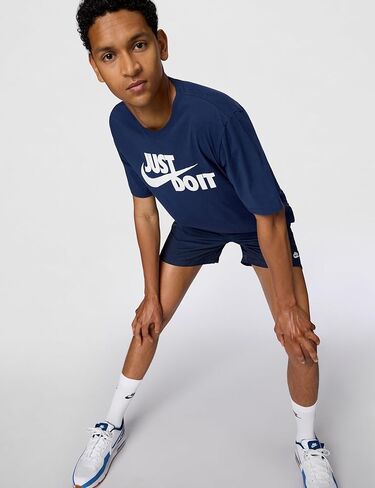 نايك تي شيرت سووش مطبوع عليه Just Do It للرجال مقاس M in Kuwait