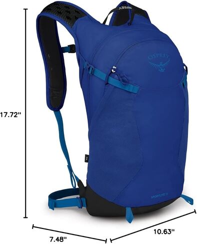 Osprey Sportlite 15L Unisex Lightweight Hiking Backpack, Alkaline/Hotspot Pink in Kuwait